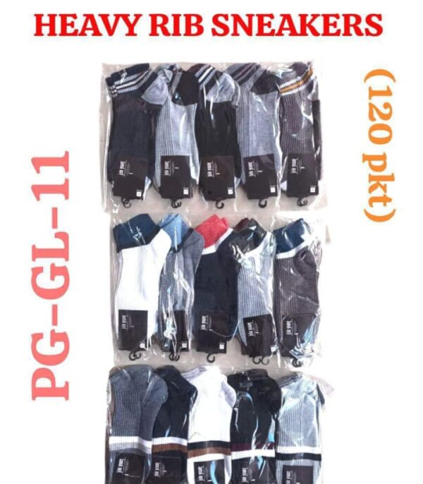 HEAVY RIB SNEAKERS socks