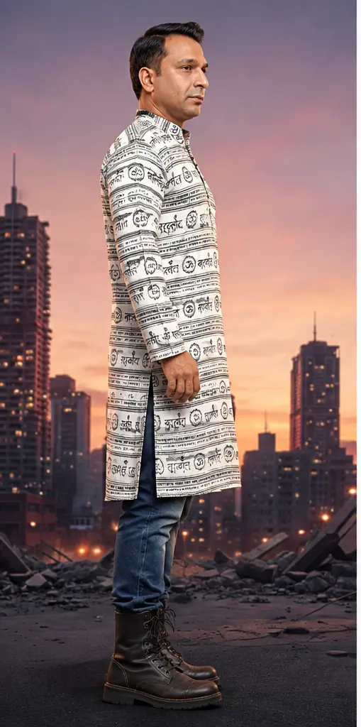 Mahakal printed full sleeve kurta for men combo offer Lohpath