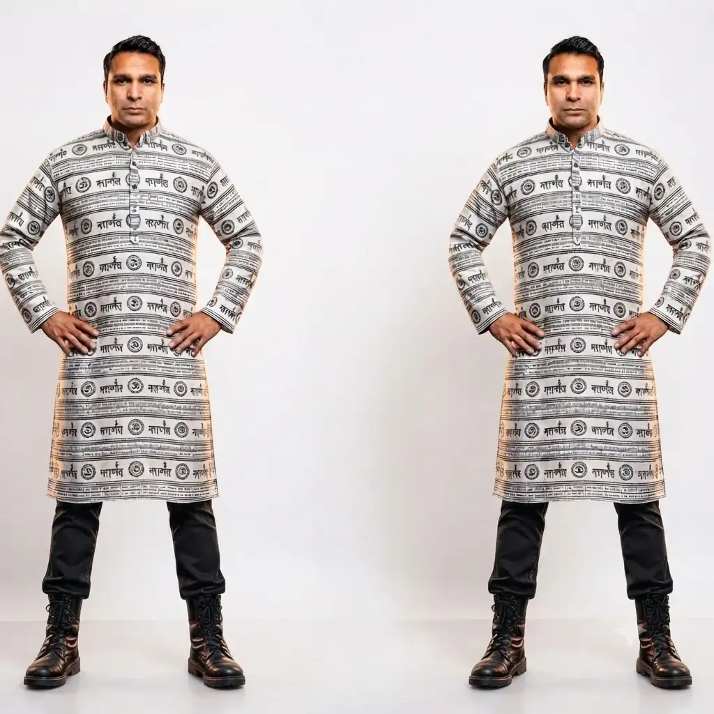 MAHAKAL PRINT KURTA FULL